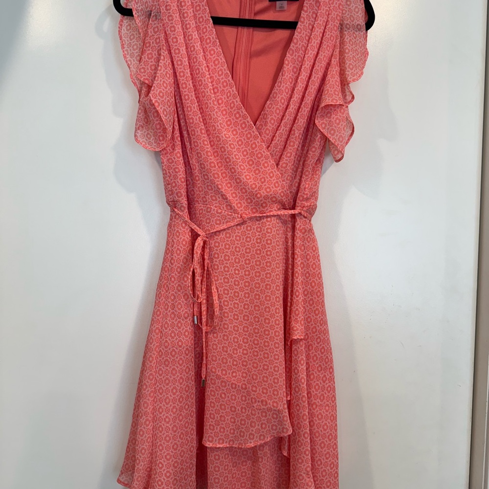 Tommy Hilfiger Asymmetrical Coral Dress